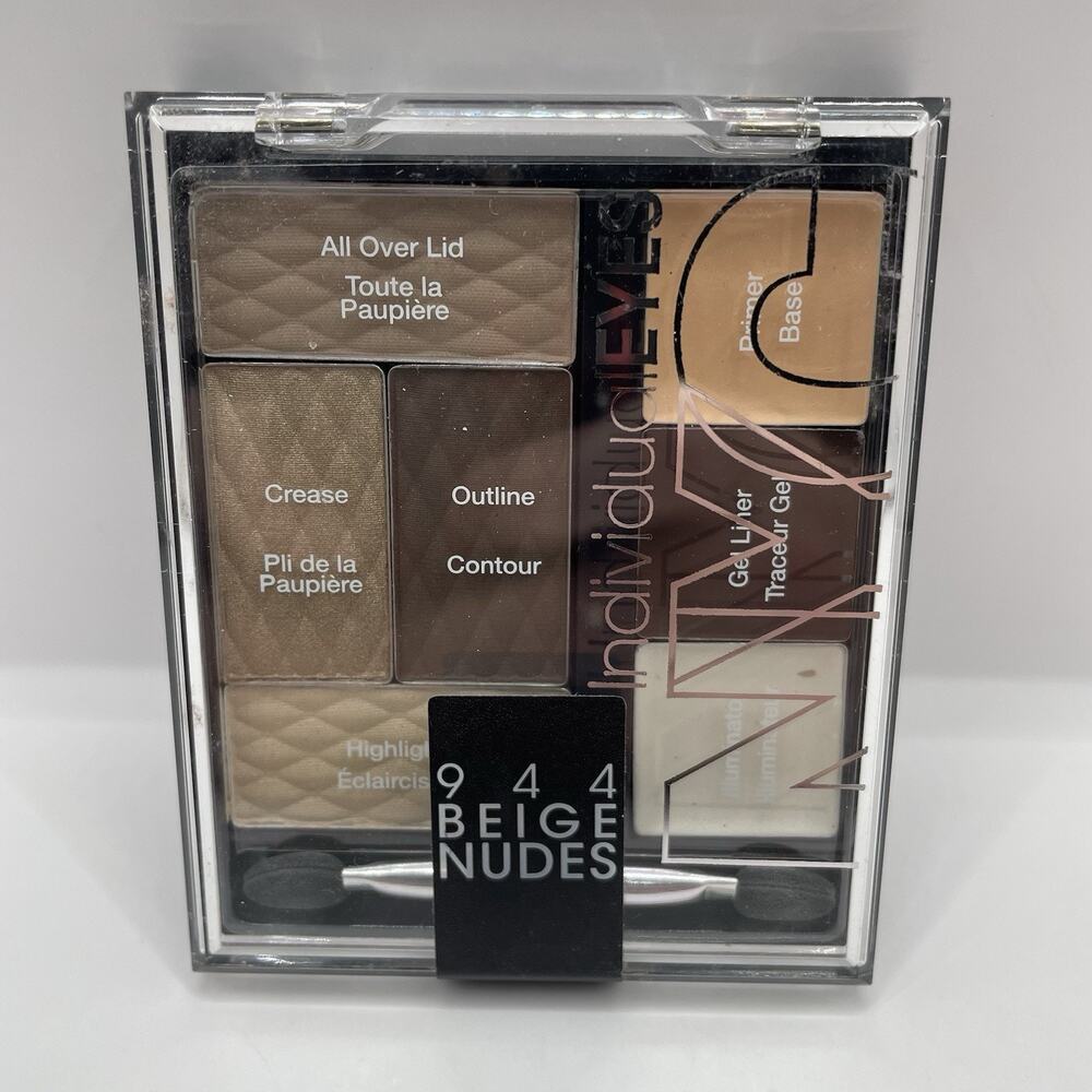 NYC New York Color IndividualEyes Eyeshadow Palette 944 Beige Nudes Makeup New‎